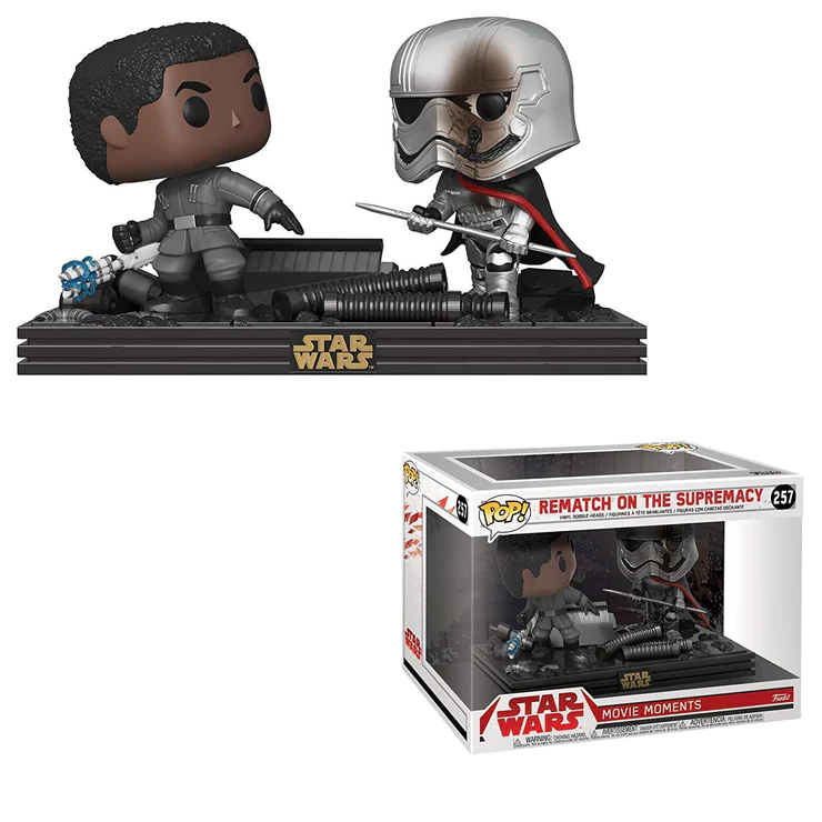 Pop! Movie Moments Star Wars Episode VIII The Last Jedi Rematch on the Supremacy Finn & Captain Phasma