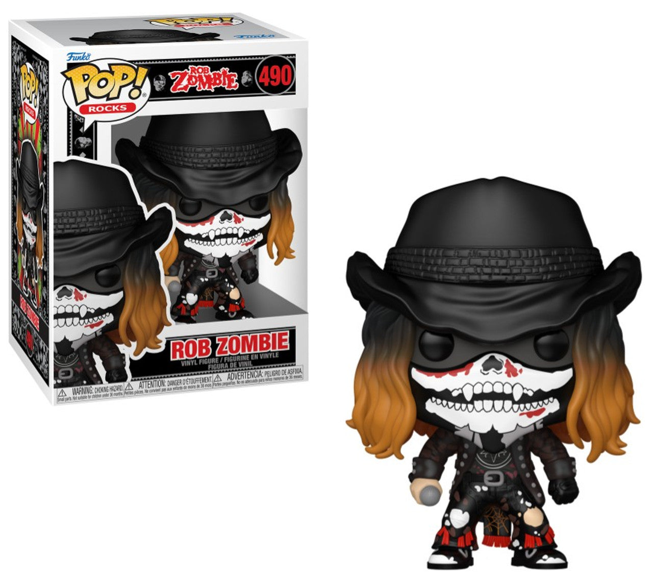 Pop! Rocks Rob Zombie w/Bandana