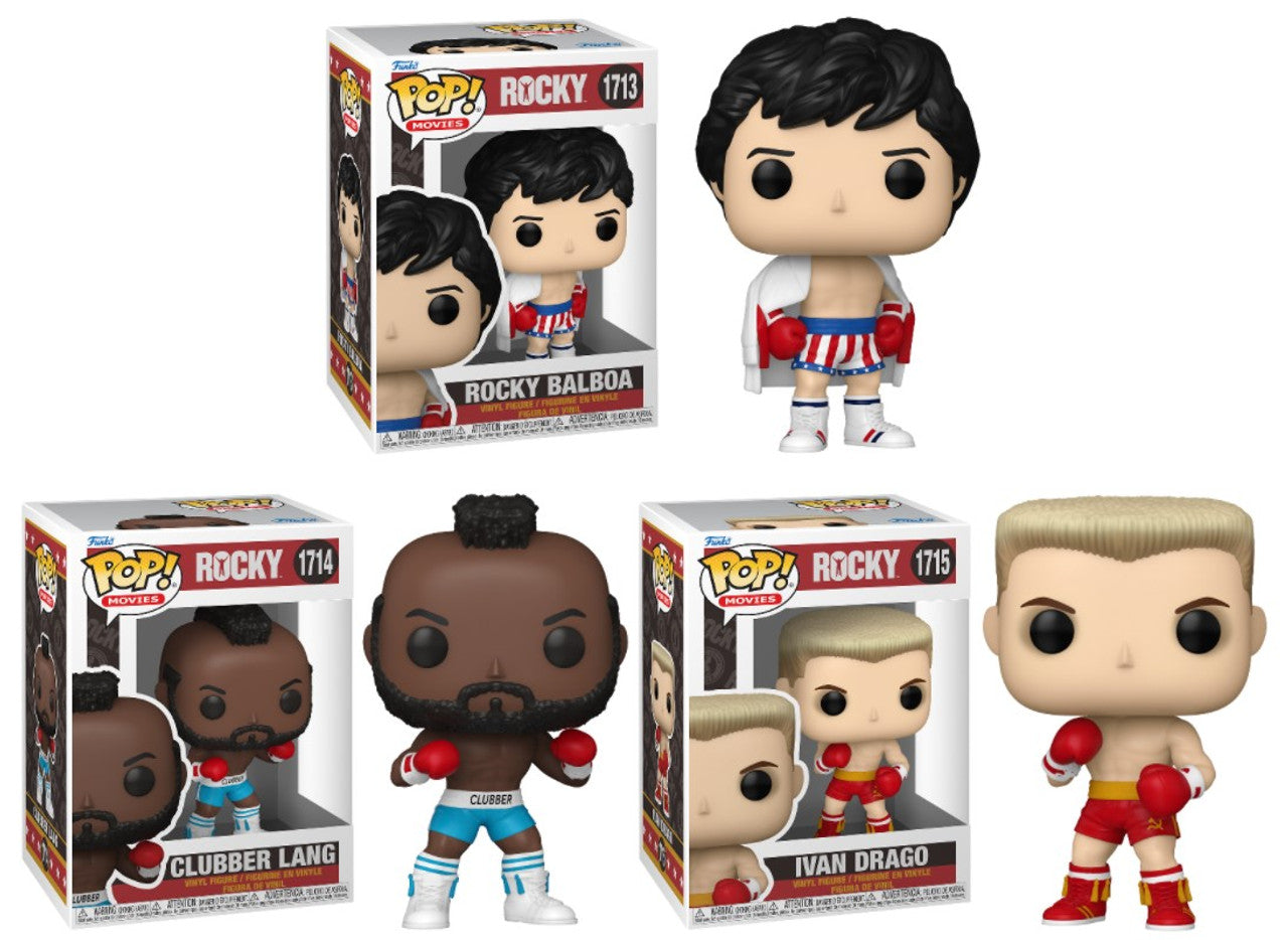 Pop! Movies Complete Set 3 Rocky Rocky