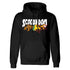 SCOOBY DOO FLAMING SCOOBY HOODIE