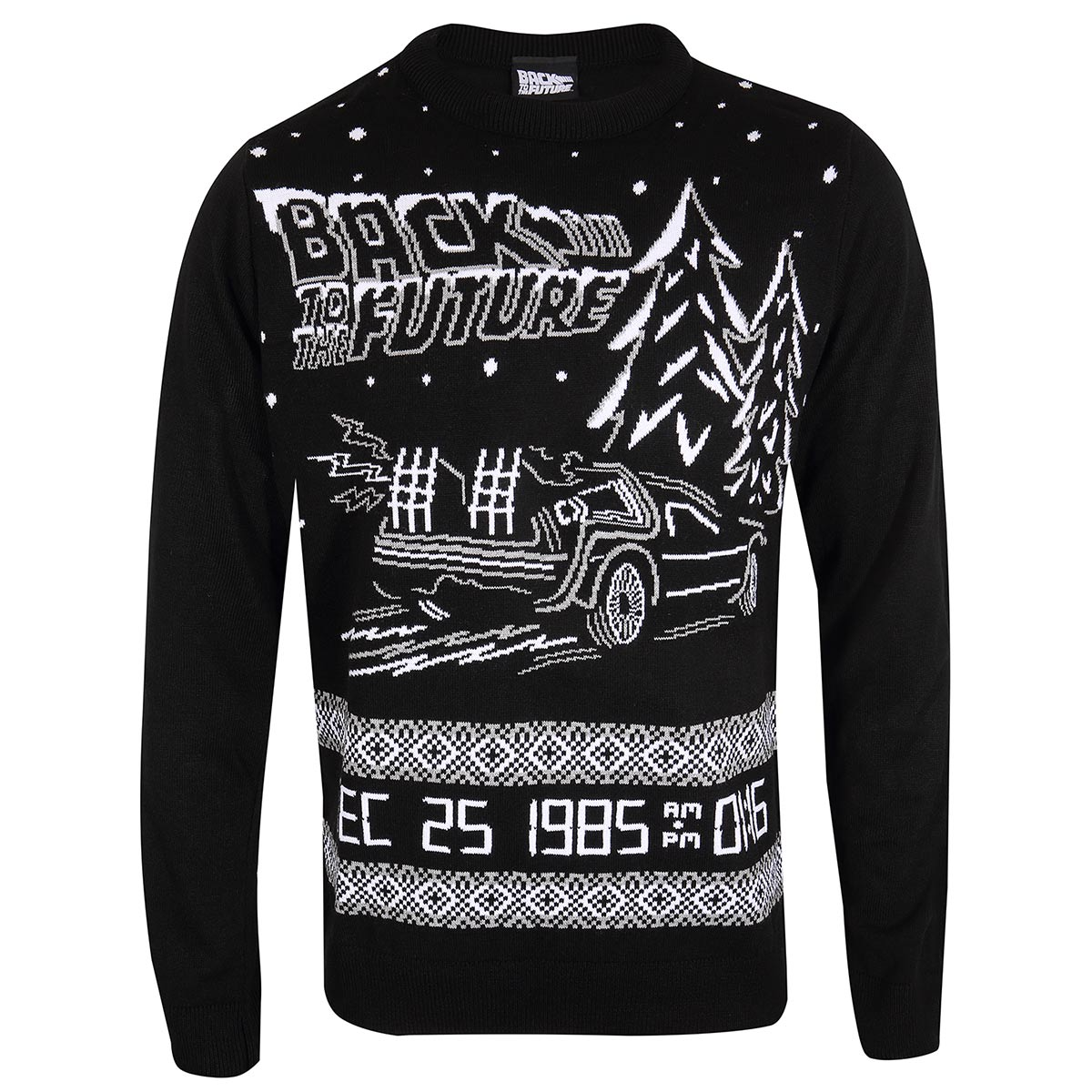 Back To The Future Outa Christmas Time Knitted Sweatshirt