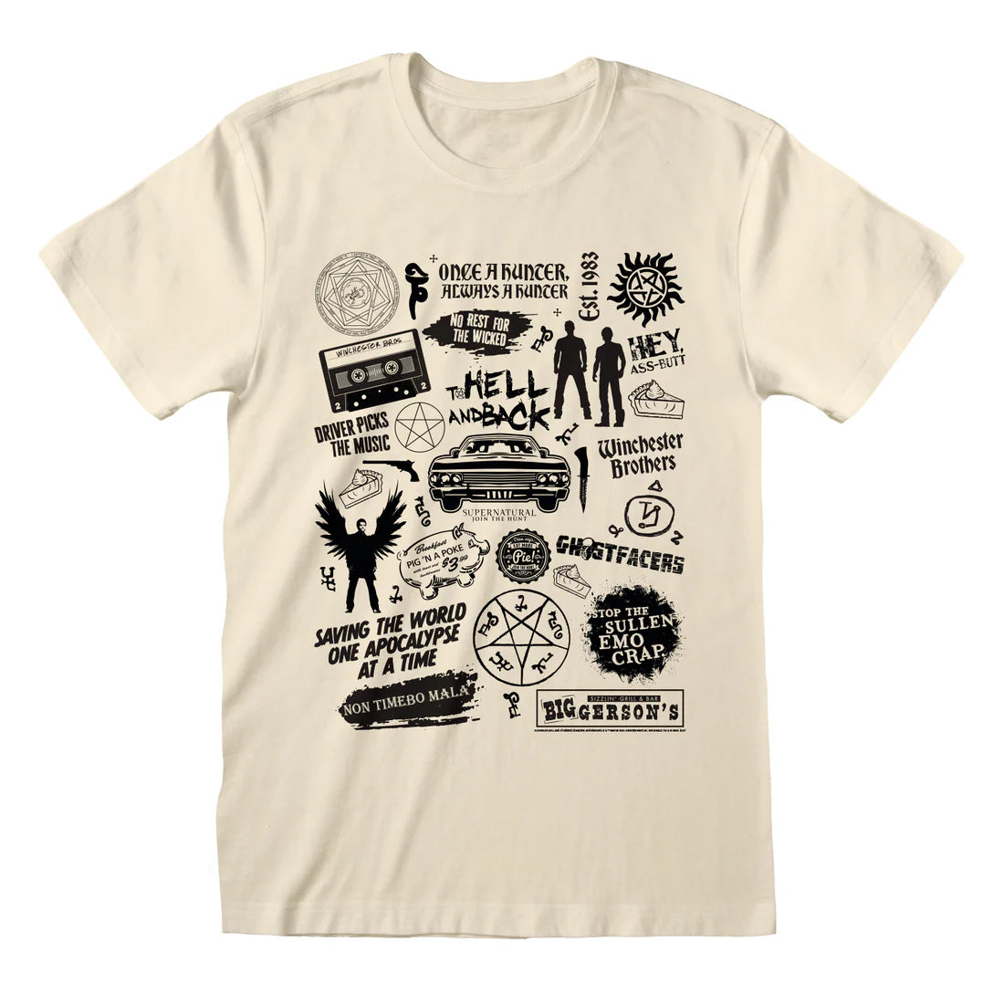 SUPERNATURAL ICONS T-SHIRT