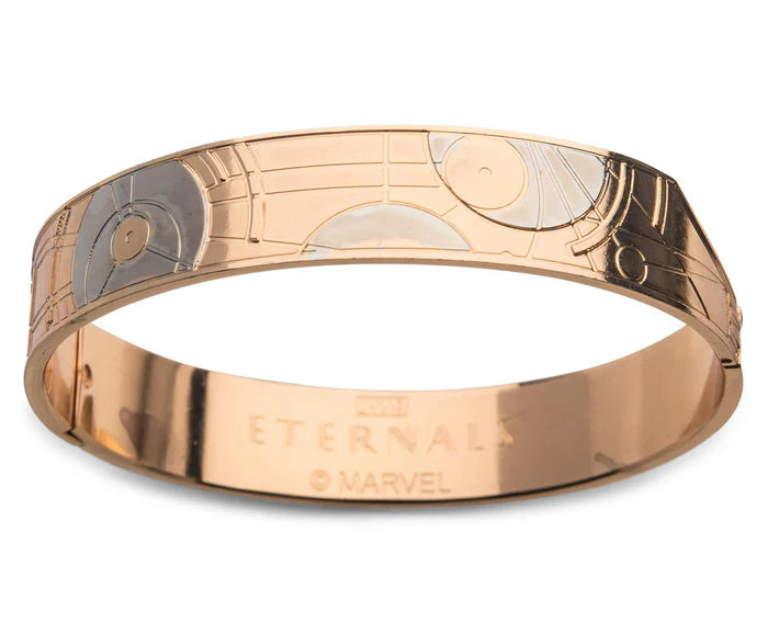 Marvel Eternals Uni-Mind Hinged 24KT Gold Bracelet Replica