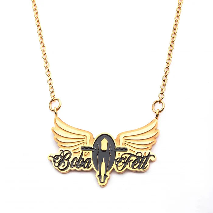 Star Wars Book of Boba Firespray Pendant Necklace