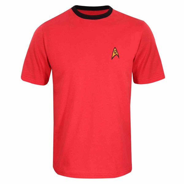 Star Trek Red Uniform Ringer T-Shirt