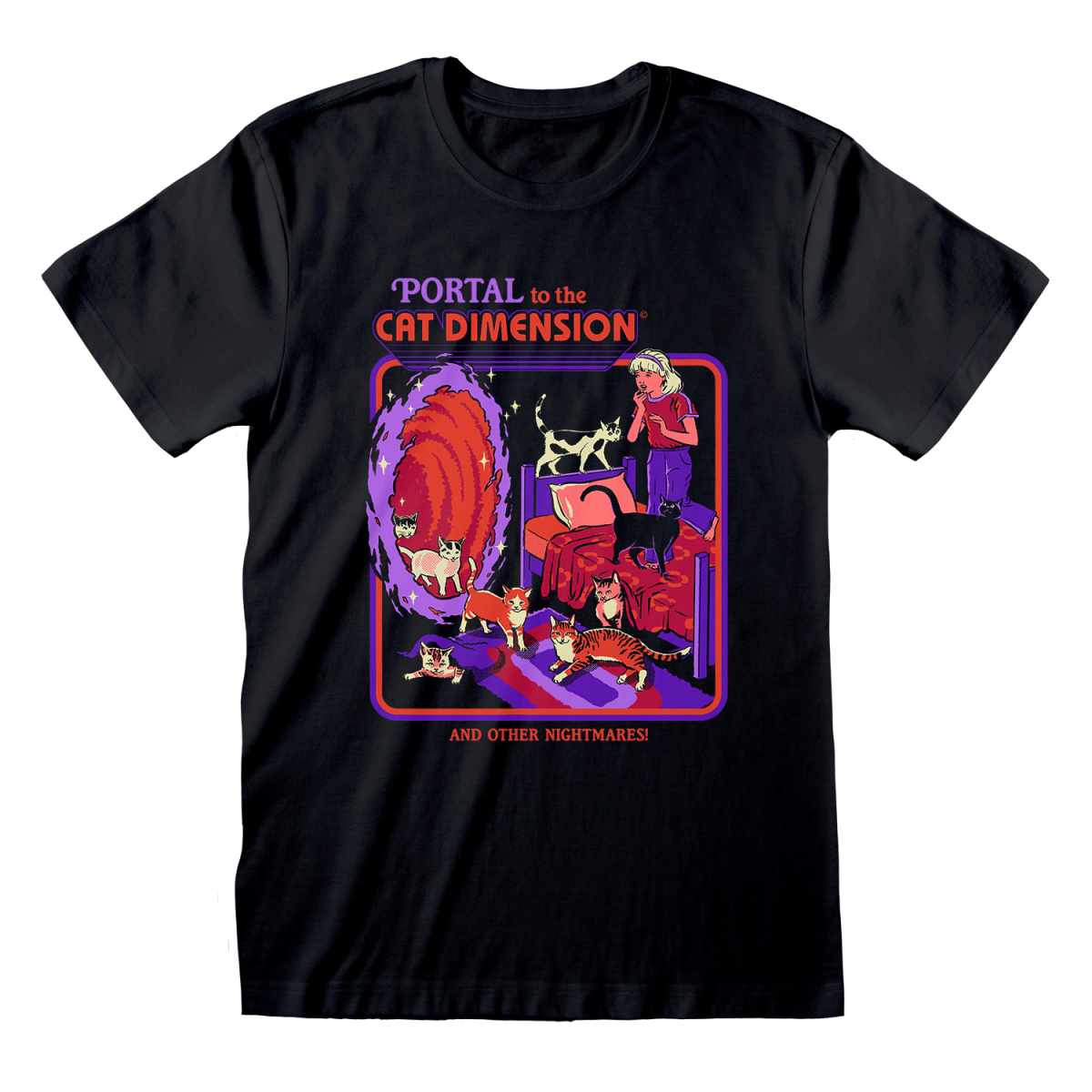 Steven Rhodes Cat Dimension T-Shirt