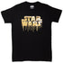 Star Wars Gold Drip Logo Black T-Shirt