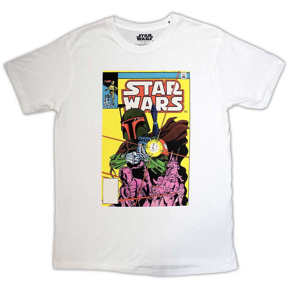 STAR WARS BOBA FETT COMIC COVER T-SHIRT