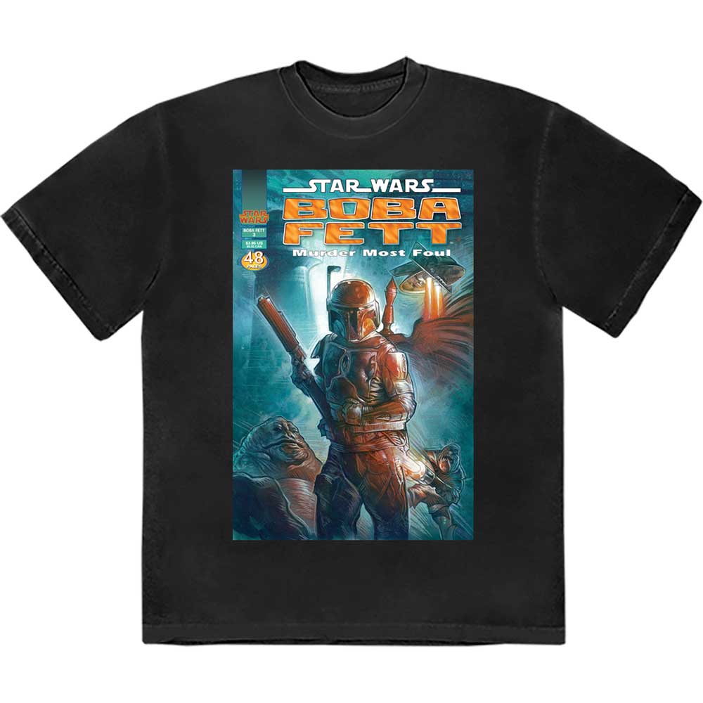 STAR WARS BOBA FETT COMIC COVER T-SHIRT
