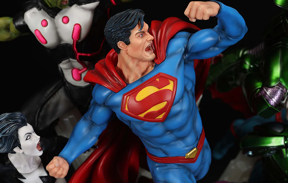 SUPERMAN JUSTICE BY DAVID FINCH COLOR VERSION 1/6 SCALE DIORAMA