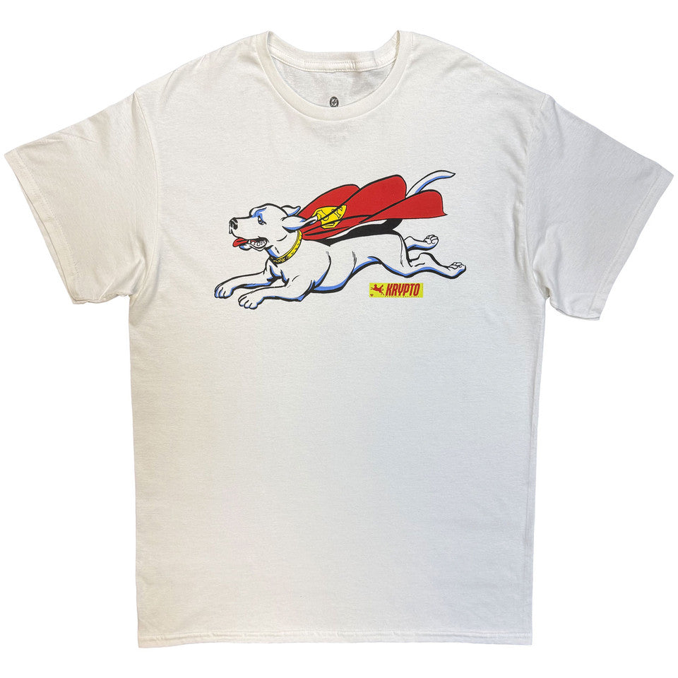 DC Comics Superman Krypto Flying White T-Shirt