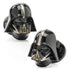 3D Darth Vader Satin Black Cufflinks