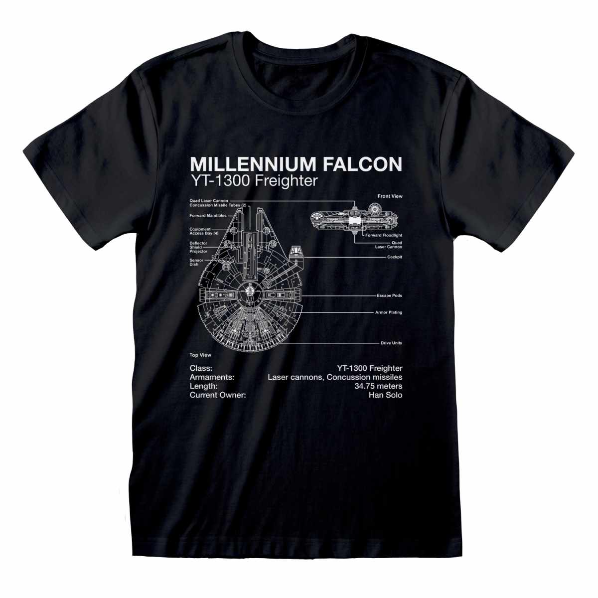Star Wars Millennium Sketch T-Shirt