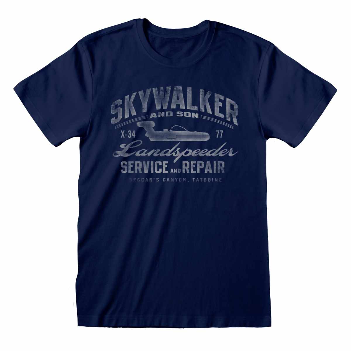 Star Wars Skywalker Landspeed Repair Navy T-Shirt