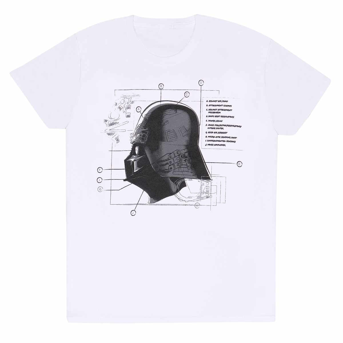 Star Wars Mask Diagram T-Shirt