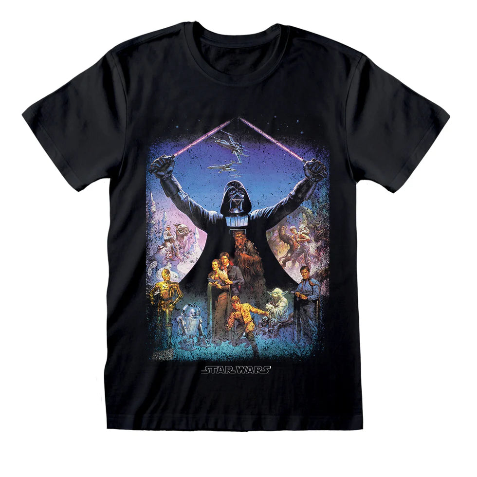 Darth Vader Lightsaber Poster T-Shirt