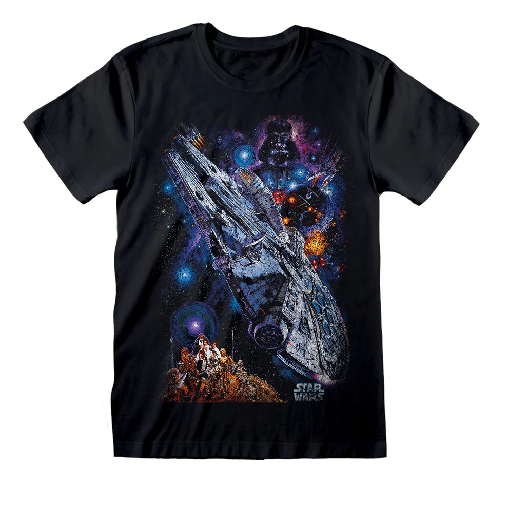 STAR WARS GALAXY SHIP T-SHIRT
