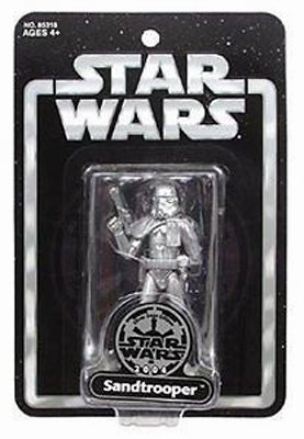 Star Wars Silver Santrooper 2004 Exclusive Action Figure