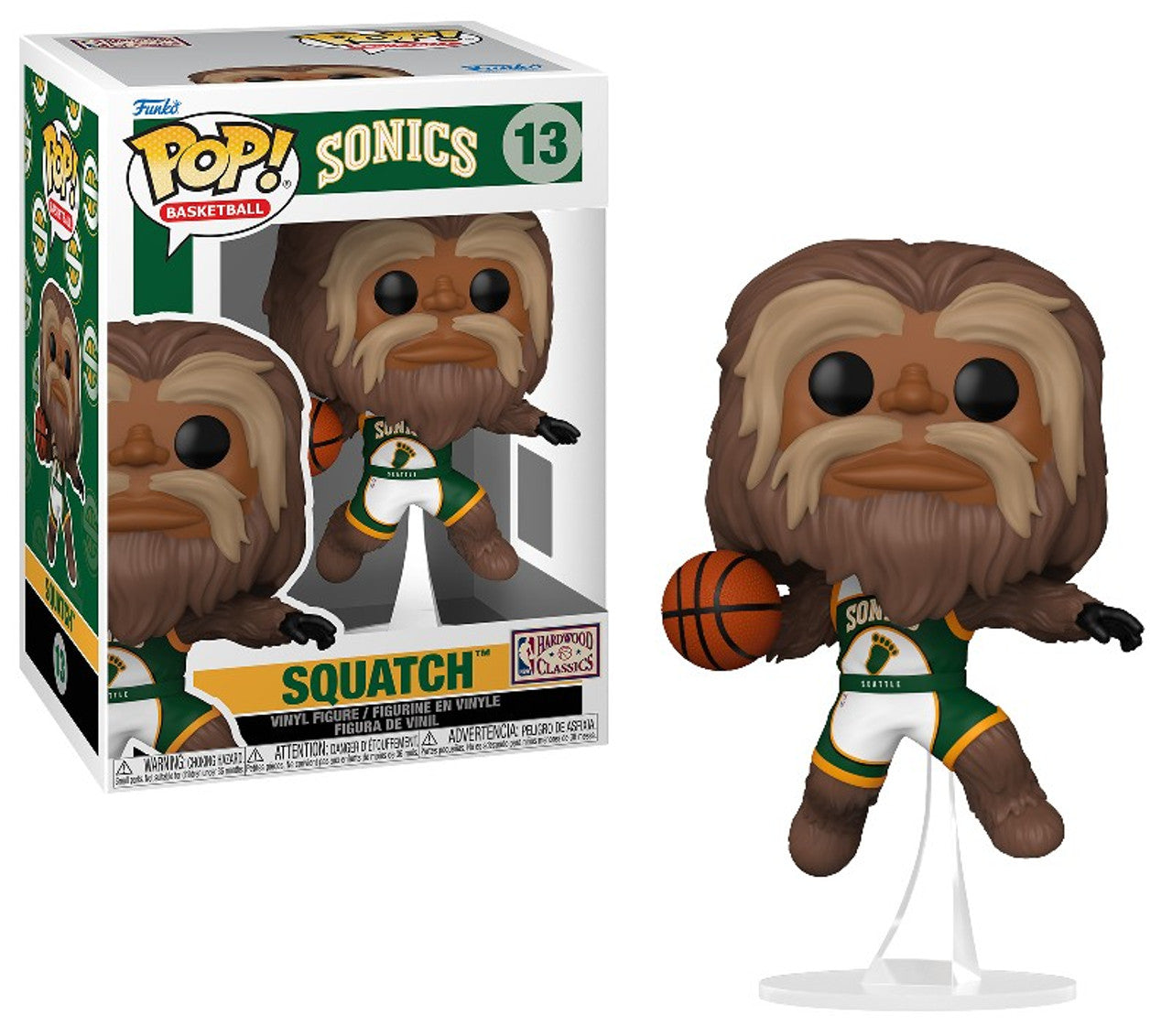 Pop! Mascots Squatch Seattle Supersonics NBA