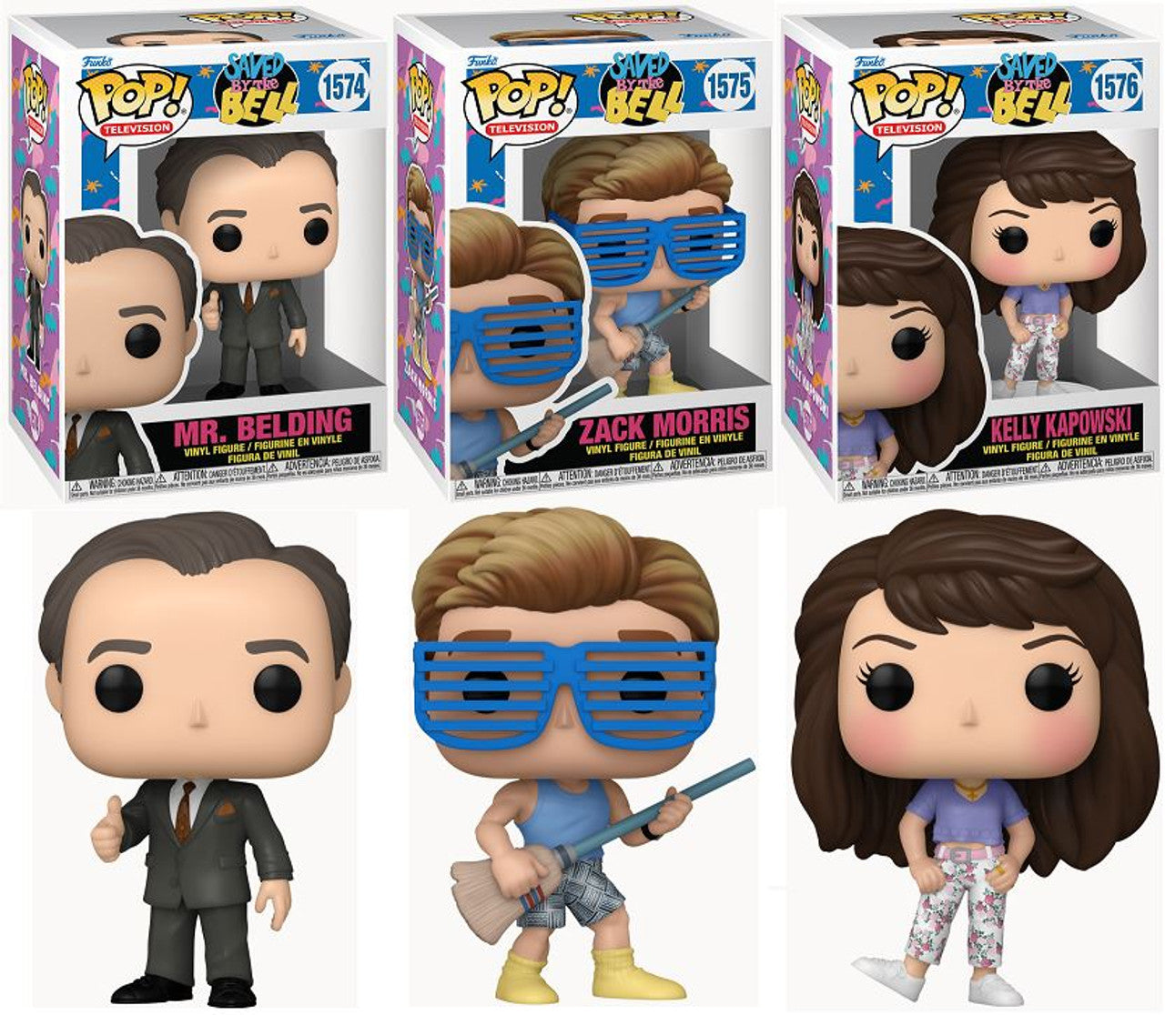 Saved By The Bell Funko Pop! Complete Set 3