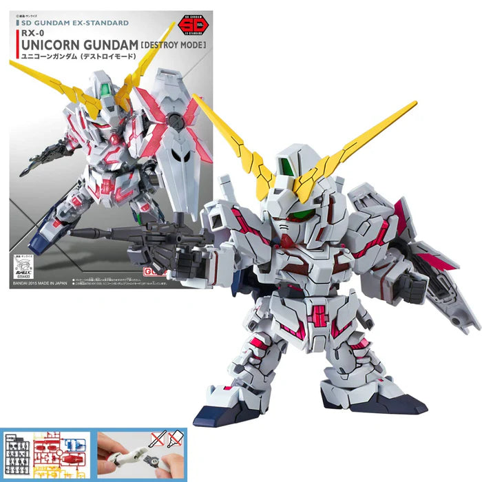 Sd Gundam Ex-Standard Unicorn Gundam Destroy Mode Non