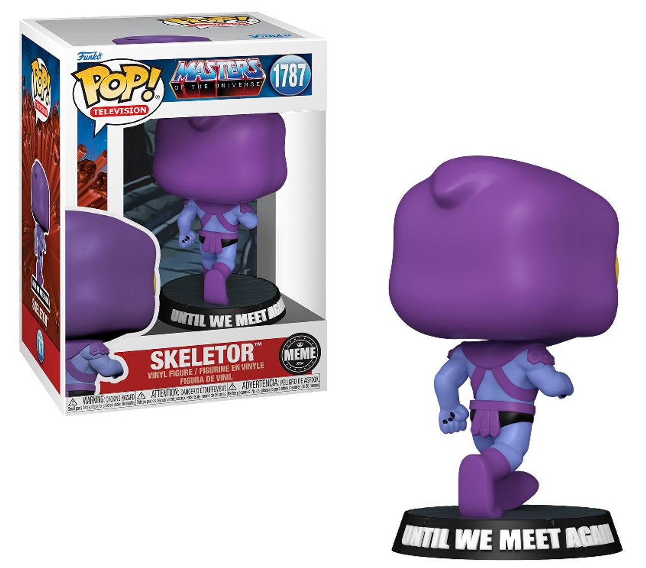 Pop! Meme Skeletor Running Away Masters of the Universe