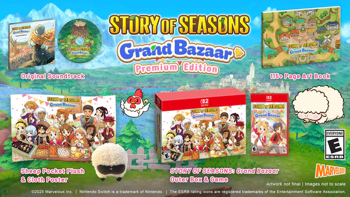 Story of Seasons: Grand Bazaar Premium Edition Nintendo Switch 2