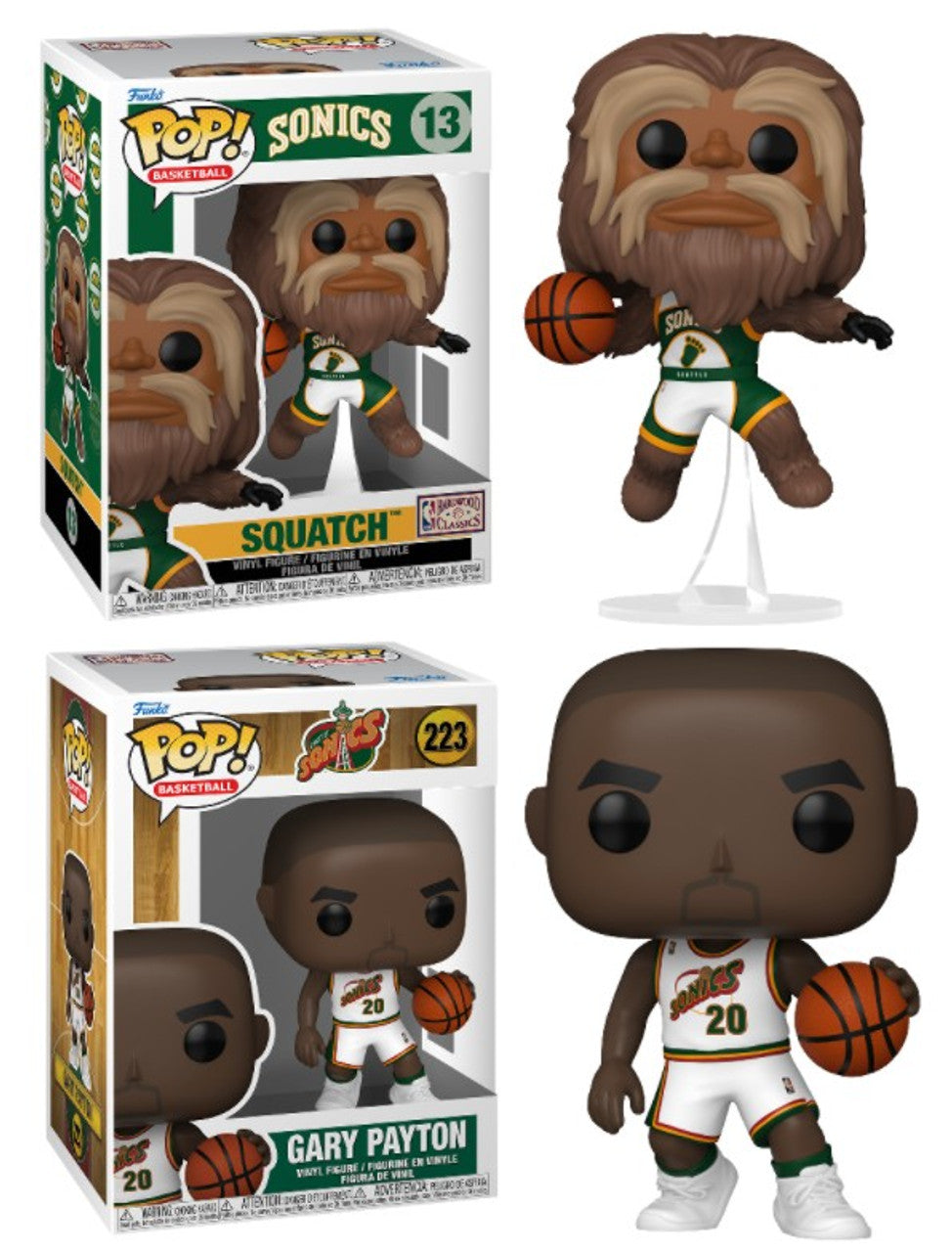 Pop! Combo 2 Seattle Supersonics NBA
