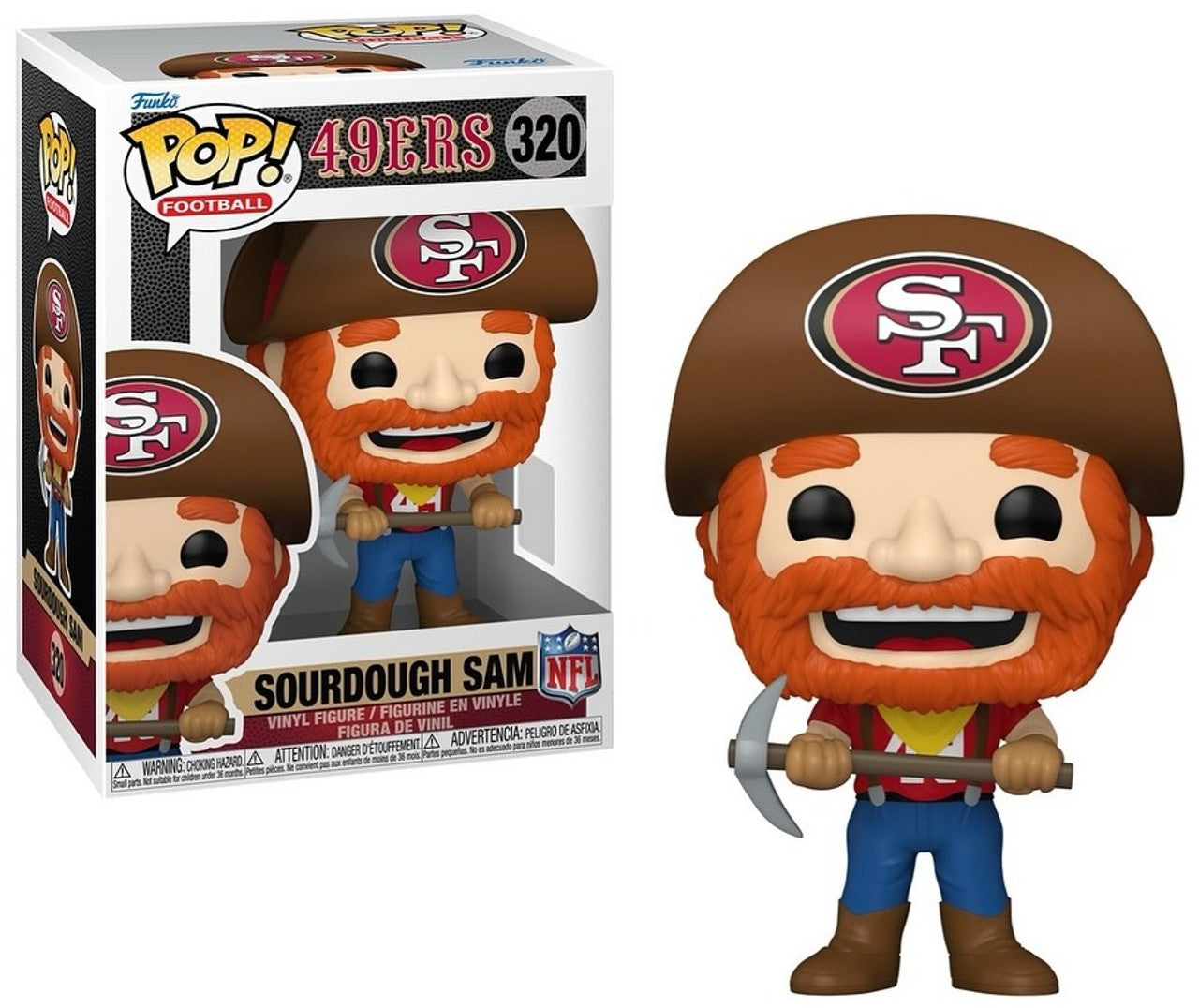 Pop! Mascot Sourdough Sam San Francisco 49ers NFL