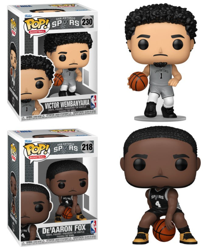 Pop! Combo 2 Victor Wembanyama & De'Aaron Fox Spurs NBA