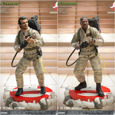 Ghostbusters Peter Venkmann & Winston Zeddemore Resin 1/8 Statue Twin Pack