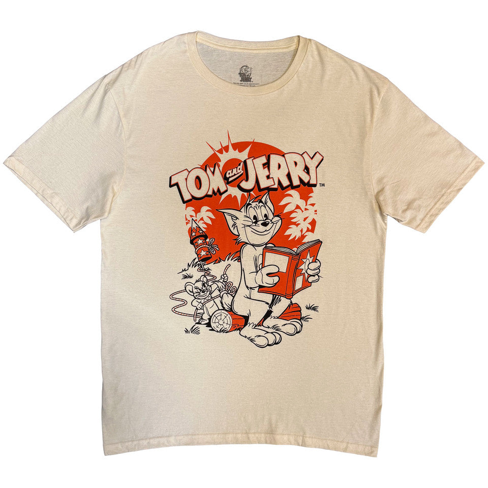 Tom & Jerry Rocket Natural T-Shirt