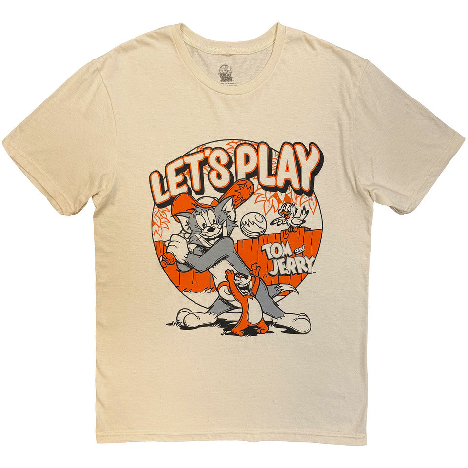 Tom & Jerry Let's Play Natural T-Shirt