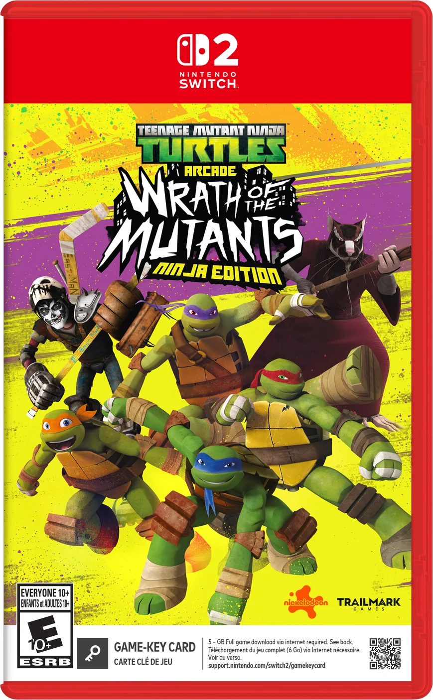 Teenage Mutant Ninja Turtles Arcade: Wrath of the Mutants Ninja Edition [Game-Key Card] Nintendo Switch 2