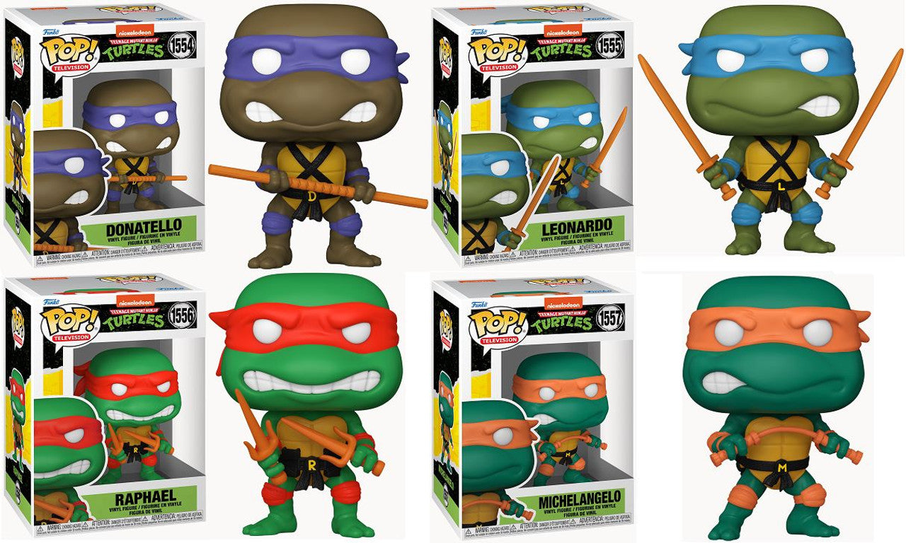 Pop! Complete Set 4 Teenage Mutant Ninja Turtles