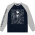 THE NIGHTMARE BEFORE CHRISTMAS JACK CROWD EMBELLISHED RAGLAN T-SHIRT