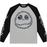 THE NIGHTMARE BEFORE CHRISTMAS FLORAL JACK EMBELLISHED T-SHIRT
