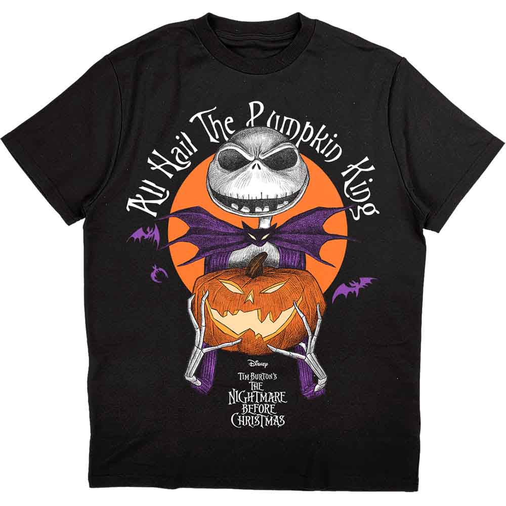 THE NIGHTMARE BEFORE CHRISTMAS ALL HAIL THE PUMPKIN KING T-SHIRT