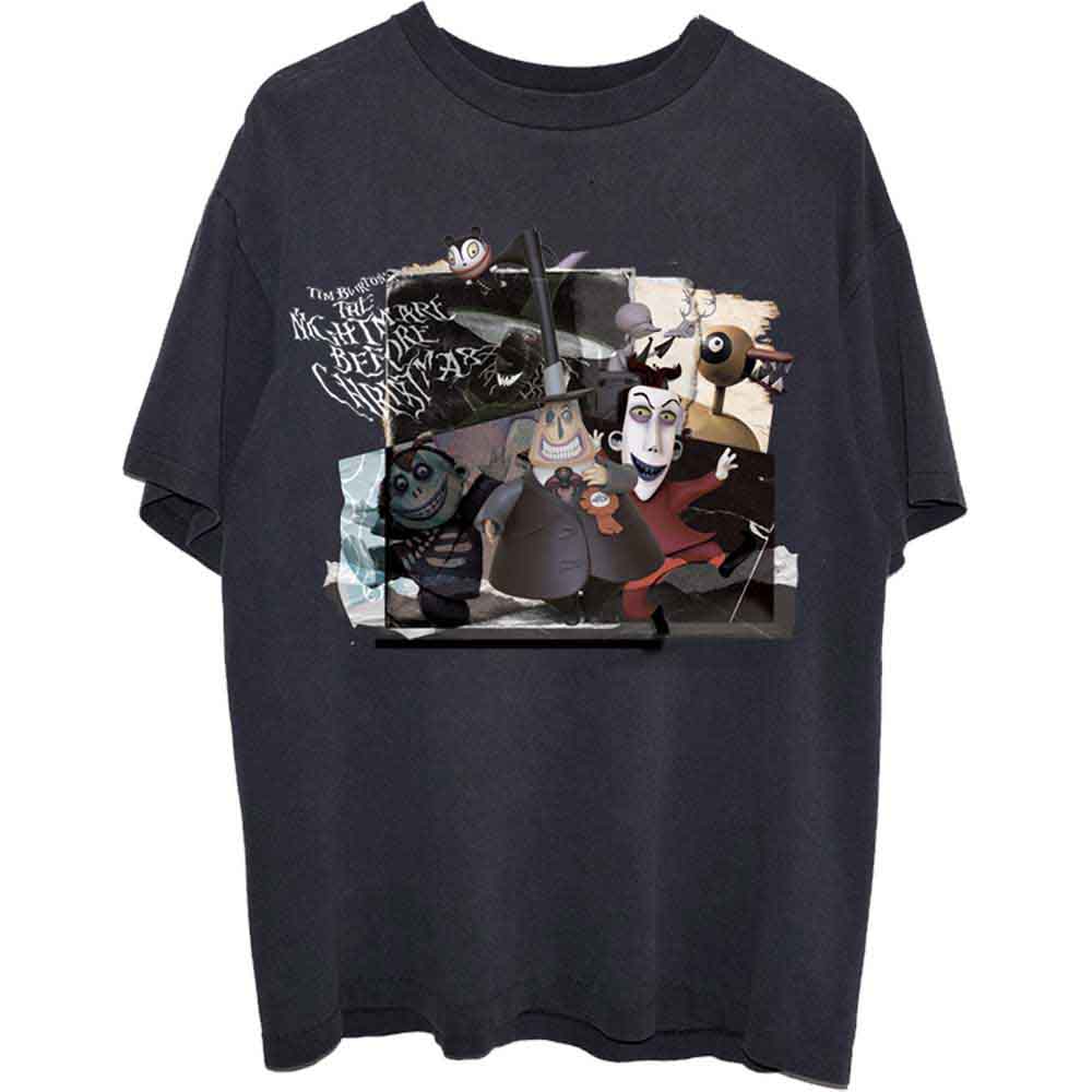 THE NIGHTMARE BEFORE CHRISTMAS MONTAGE T-SHIRT