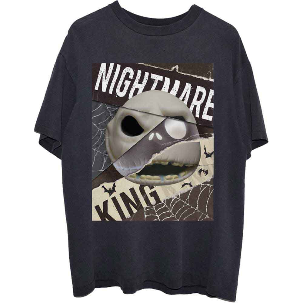 THE NIGHTMARE BEFORE CHRISTMAS NIGHTMARE SKULL T-SHIRT
