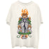 THE NIGHTMARE BEFORE CHRISTMAS ORANGE FLAMES PUMPKIN KING T-SHIRT