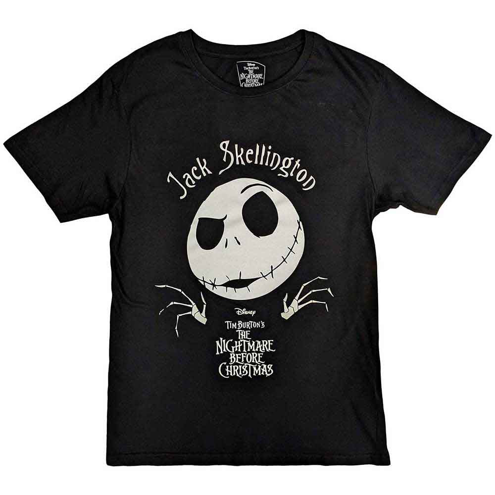 THE NIGHTMARE BEFORE CHRISTMAS JACK HEAD EMBELLISHED T-SHIRT