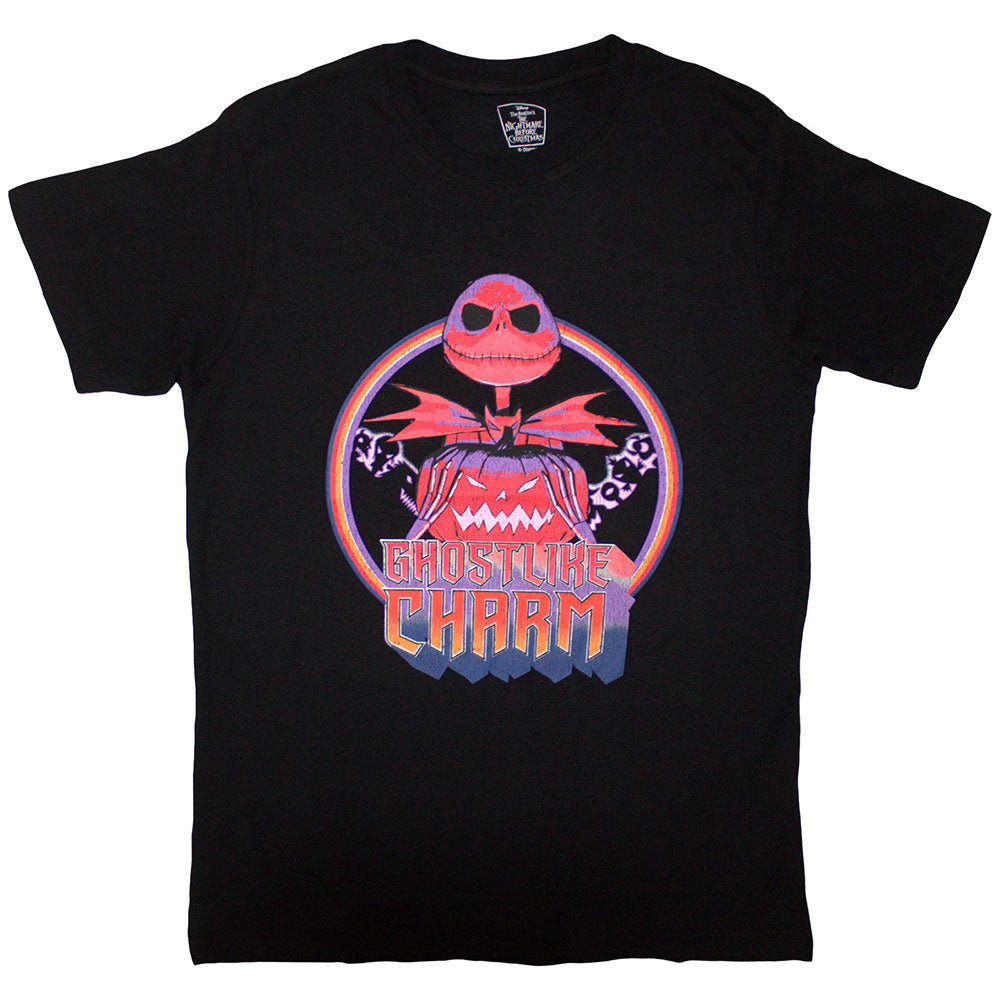 The Nightmare Before Christmas Ghostlike Charm Black T-Shirt