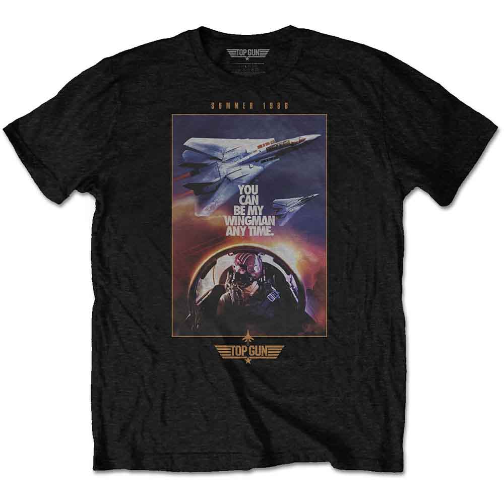 TOP GUN WINGMAN POSTER T-SHIRT