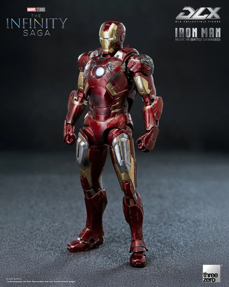 Marvel Studios The Infinity Saga DLX Iron Man Mark 7 Battle Damaged