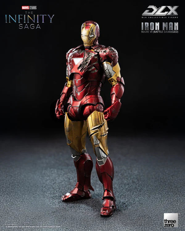 Marvel The Infinity Saga DLX Iron Man Mark 6 Battle Damaged