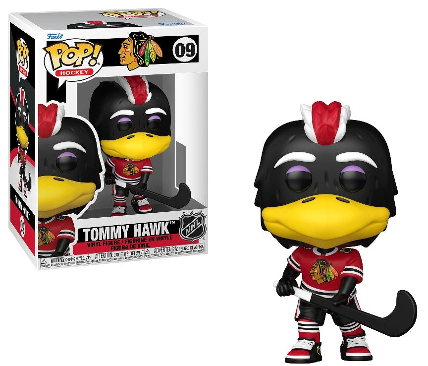 Pop! NHL Mascots Tommy Hawk Chicago Blackhawks