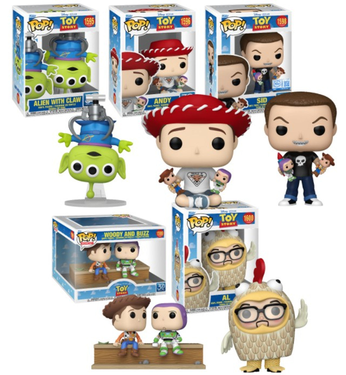 Pop! Complete Set w/Moment Toy Story 30th Anniversary