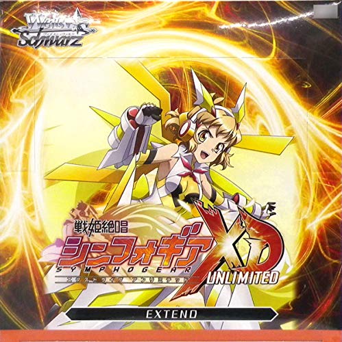 Senki Zesshou Symphogear Xd Unlimited Extend Weiss Schwarz Trading Card Game Booster Pack