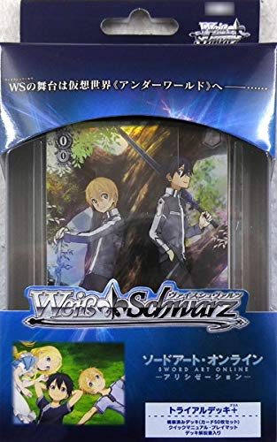 Weiss Schwarz Sword Art Online Alicization Trading Card Game Trial Deck Plus